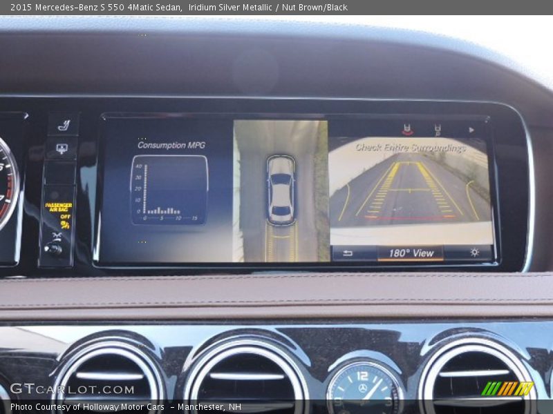 Iridium Silver Metallic / Nut Brown/Black 2015 Mercedes-Benz S 550 4Matic Sedan