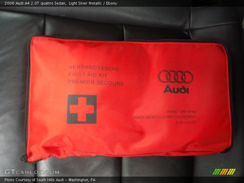 Light Silver Metallic / Ebony 2006 Audi A4 2.0T quattro Sedan