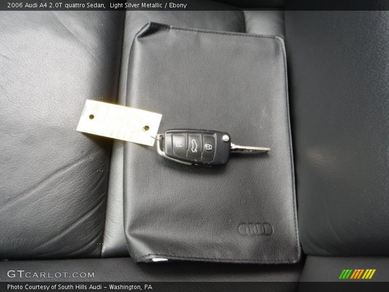 Light Silver Metallic / Ebony 2006 Audi A4 2.0T quattro Sedan