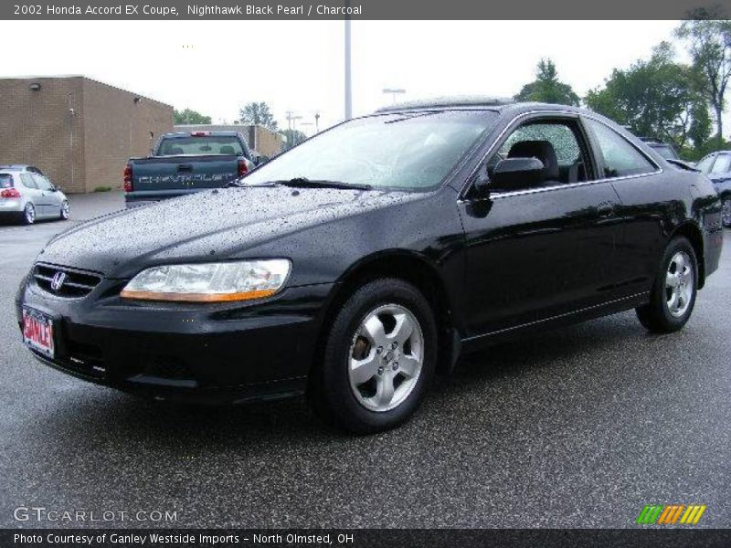 Nighthawk Black Pearl / Charcoal 2002 Honda Accord EX Coupe