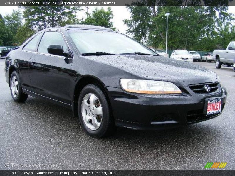 Nighthawk Black Pearl / Charcoal 2002 Honda Accord EX Coupe