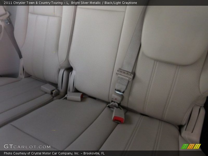 Bright Silver Metallic / Black/Light Graystone 2011 Chrysler Town & Country Touring - L