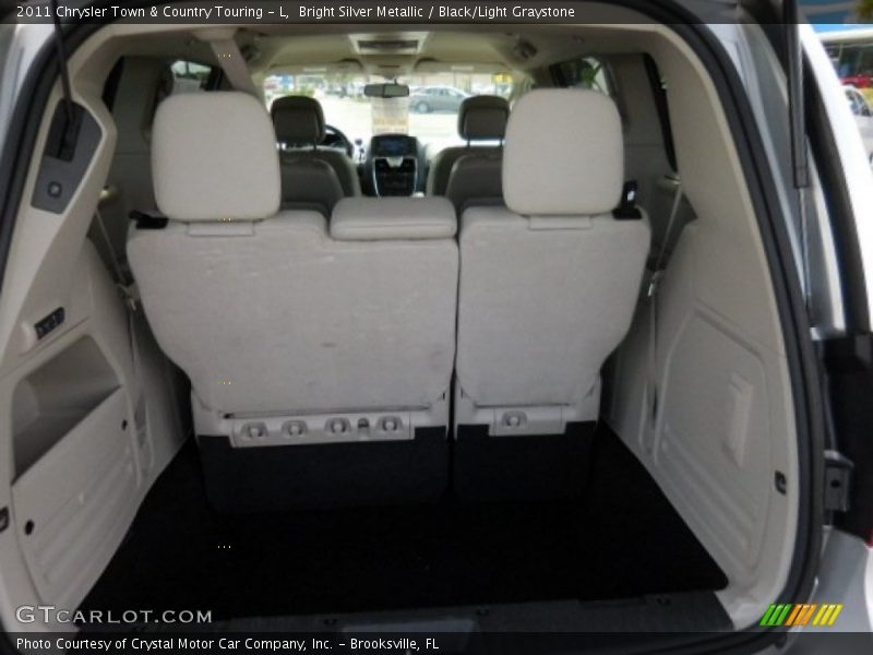 Bright Silver Metallic / Black/Light Graystone 2011 Chrysler Town & Country Touring - L