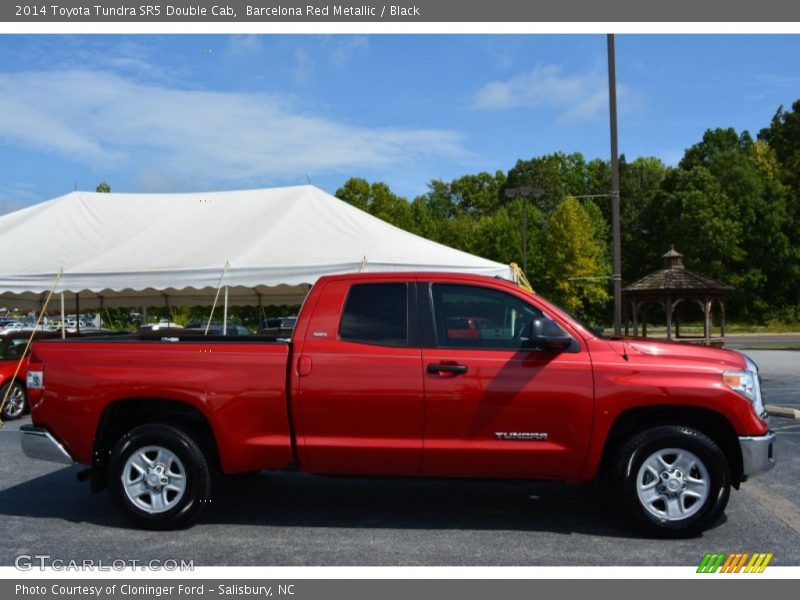 Barcelona Red Metallic / Black 2014 Toyota Tundra SR5 Double Cab