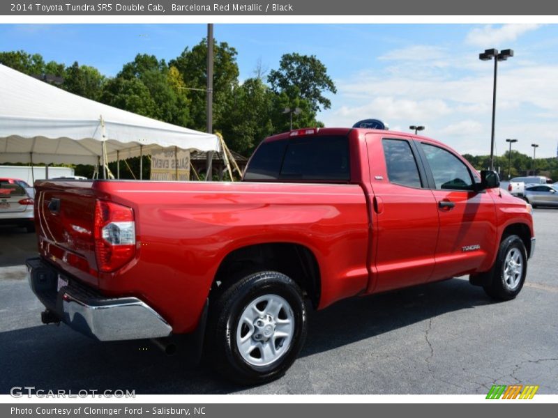 Barcelona Red Metallic / Black 2014 Toyota Tundra SR5 Double Cab