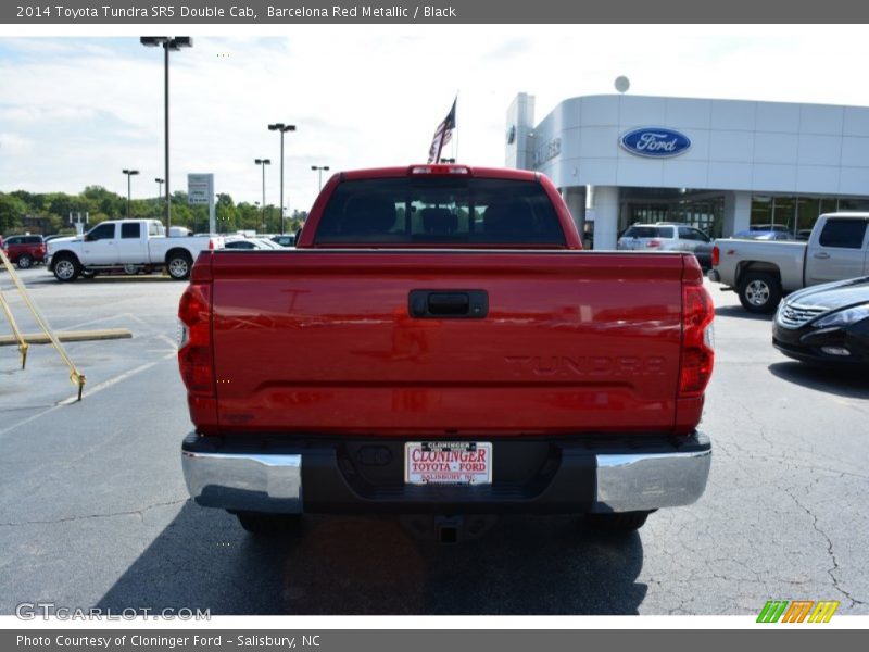 Barcelona Red Metallic / Black 2014 Toyota Tundra SR5 Double Cab