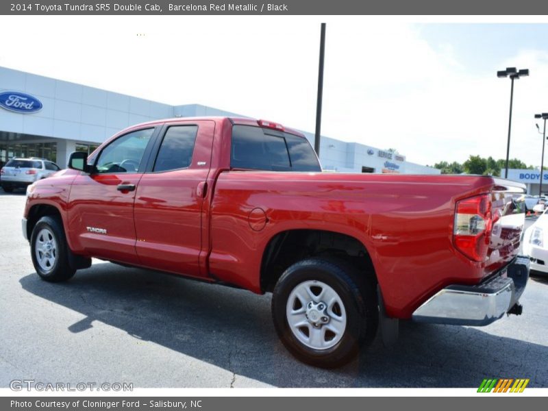 Barcelona Red Metallic / Black 2014 Toyota Tundra SR5 Double Cab