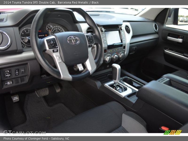 Barcelona Red Metallic / Black 2014 Toyota Tundra SR5 Double Cab