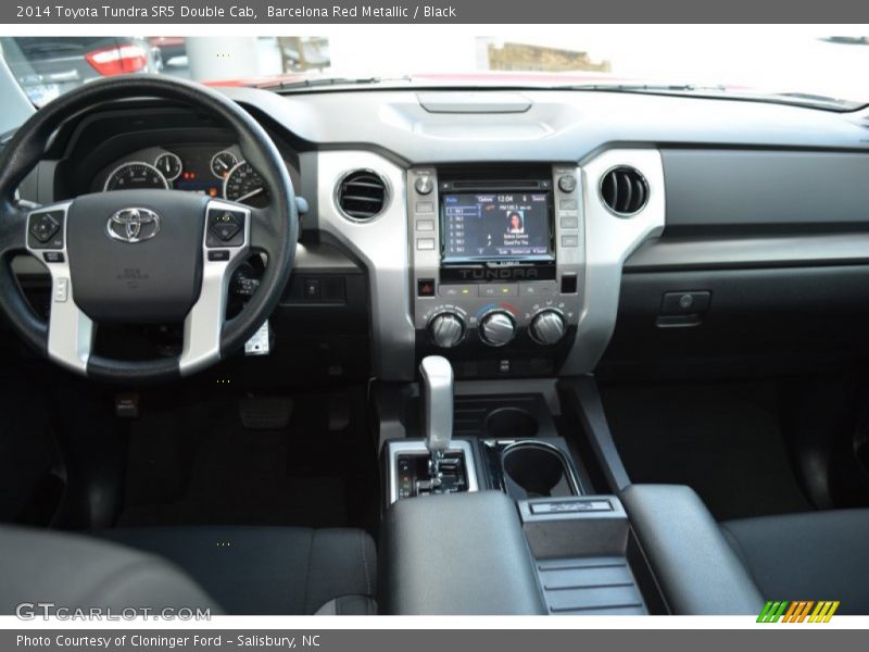 Barcelona Red Metallic / Black 2014 Toyota Tundra SR5 Double Cab