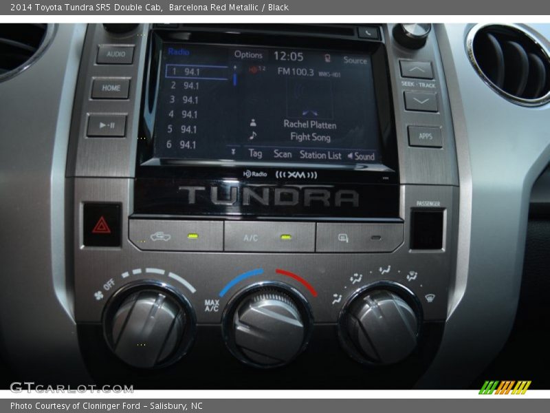 Barcelona Red Metallic / Black 2014 Toyota Tundra SR5 Double Cab