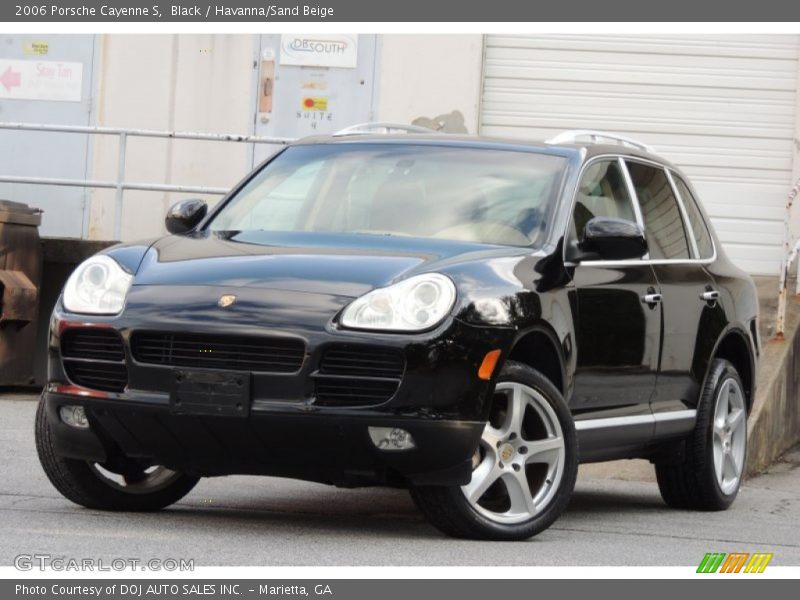 Black / Havanna/Sand Beige 2006 Porsche Cayenne S