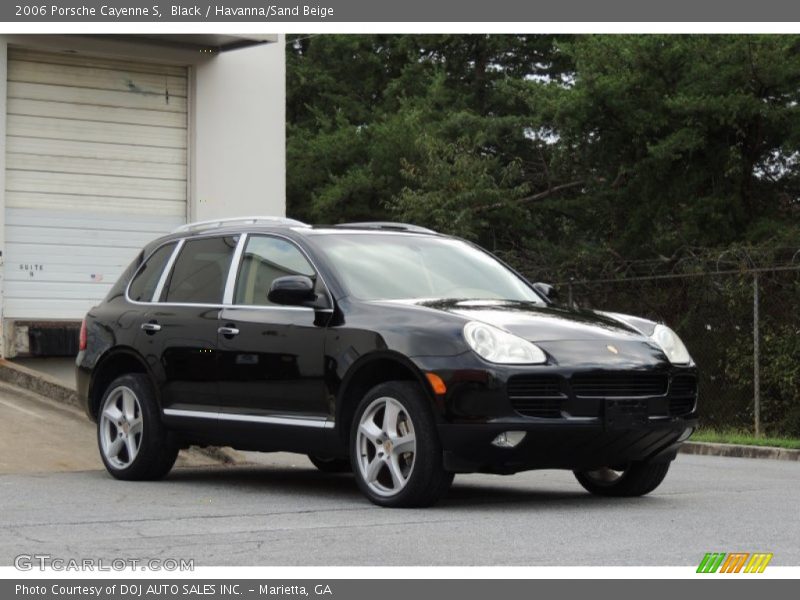 Black / Havanna/Sand Beige 2006 Porsche Cayenne S