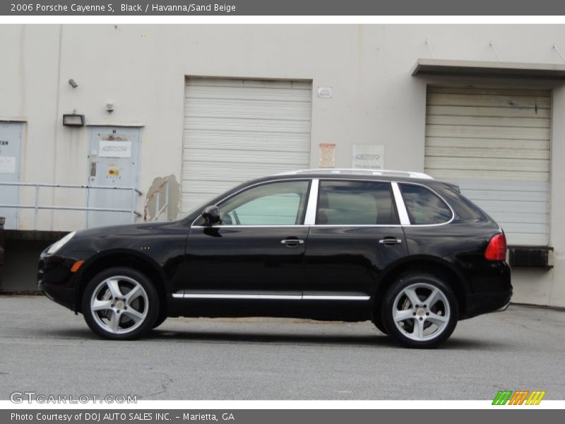 Black / Havanna/Sand Beige 2006 Porsche Cayenne S