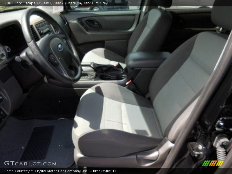 Black / Medium/Dark Flint Grey 2005 Ford Escape XLS 4WD