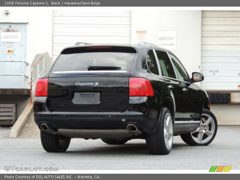 Black / Havanna/Sand Beige 2006 Porsche Cayenne S