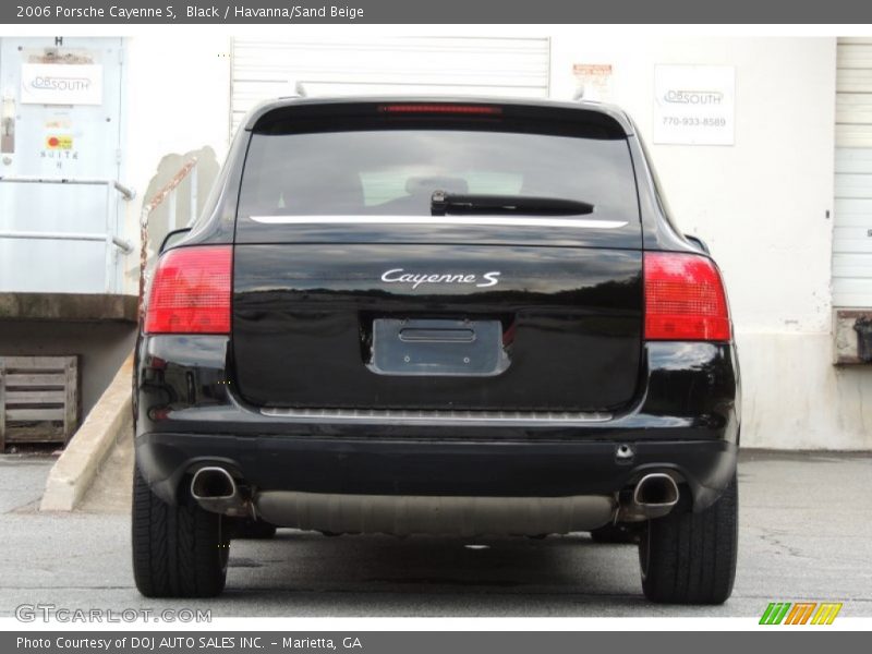Black / Havanna/Sand Beige 2006 Porsche Cayenne S
