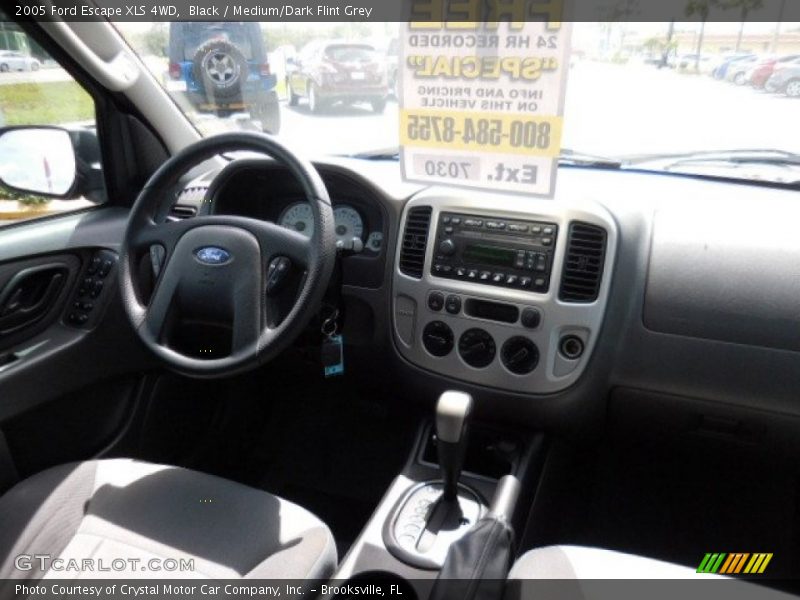Black / Medium/Dark Flint Grey 2005 Ford Escape XLS 4WD