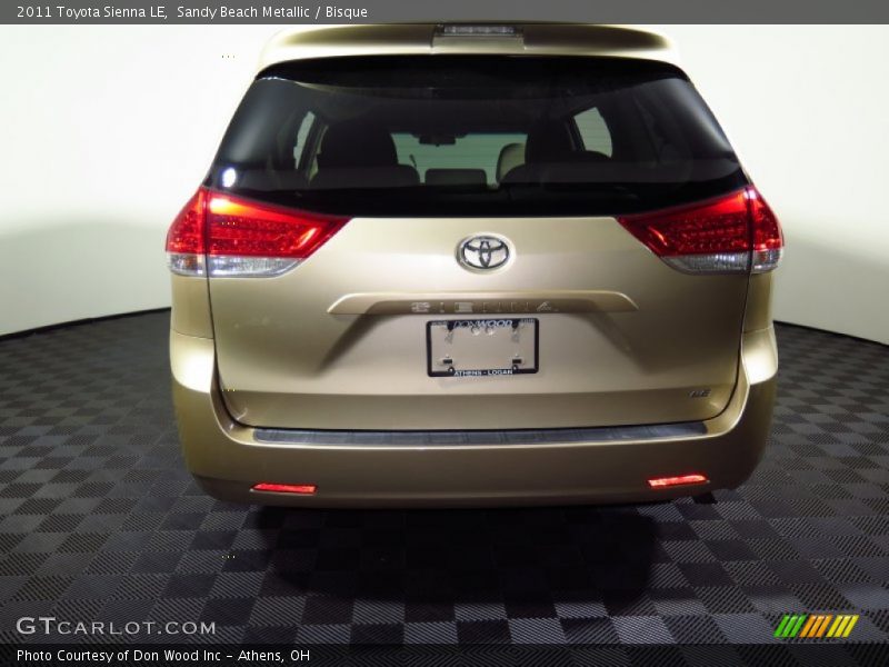 Sandy Beach Metallic / Bisque 2011 Toyota Sienna LE