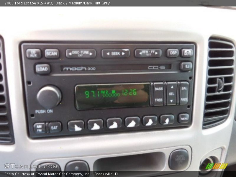 Black / Medium/Dark Flint Grey 2005 Ford Escape XLS 4WD