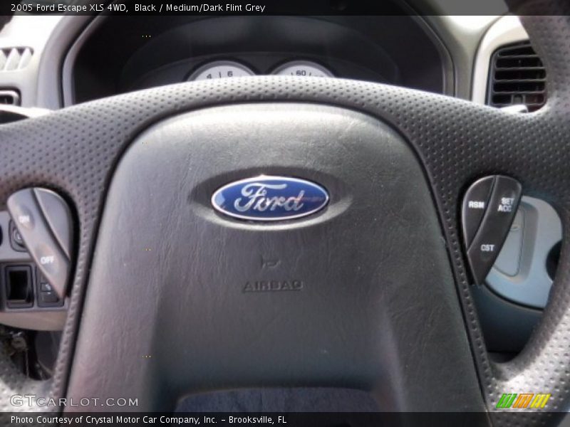 Black / Medium/Dark Flint Grey 2005 Ford Escape XLS 4WD