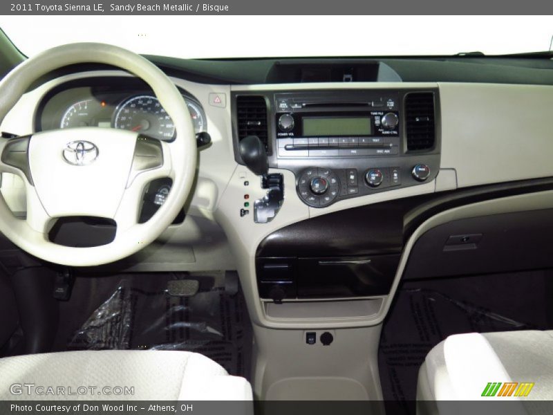 Sandy Beach Metallic / Bisque 2011 Toyota Sienna LE