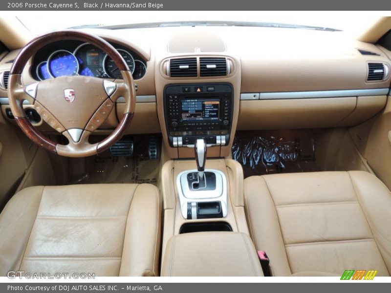 Black / Havanna/Sand Beige 2006 Porsche Cayenne S