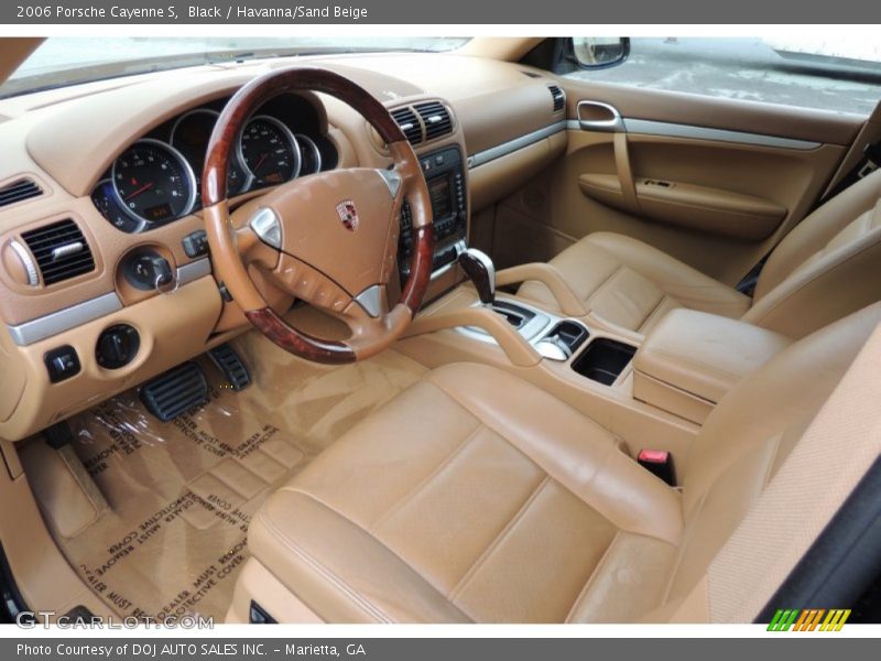 Black / Havanna/Sand Beige 2006 Porsche Cayenne S