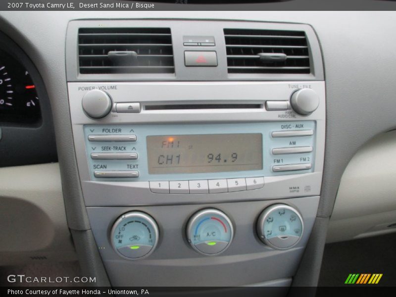 Desert Sand Mica / Bisque 2007 Toyota Camry LE