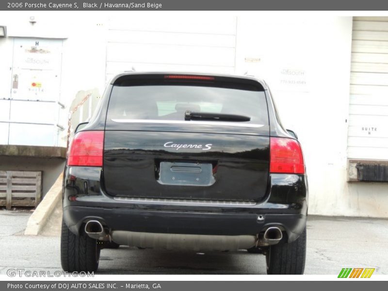 Black / Havanna/Sand Beige 2006 Porsche Cayenne S