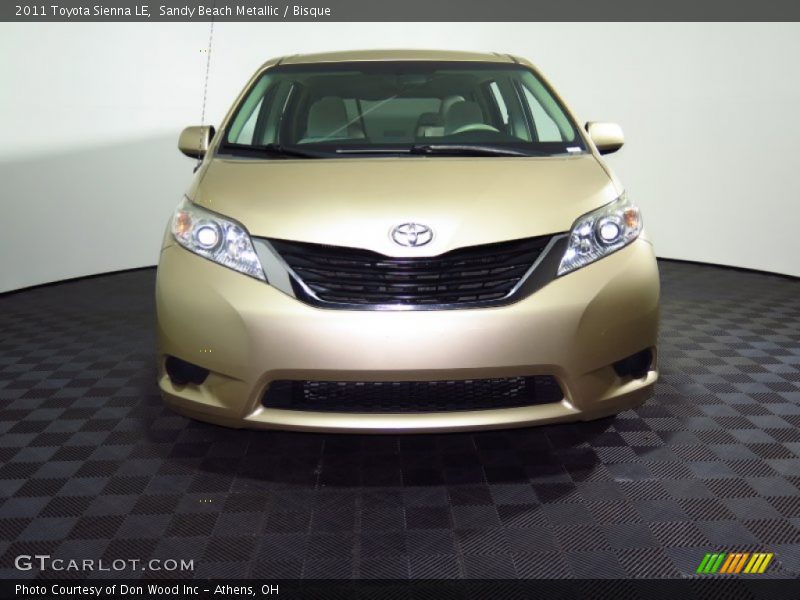 Sandy Beach Metallic / Bisque 2011 Toyota Sienna LE
