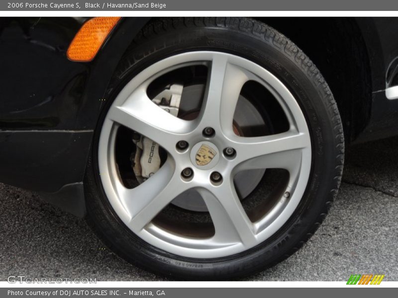 Black / Havanna/Sand Beige 2006 Porsche Cayenne S