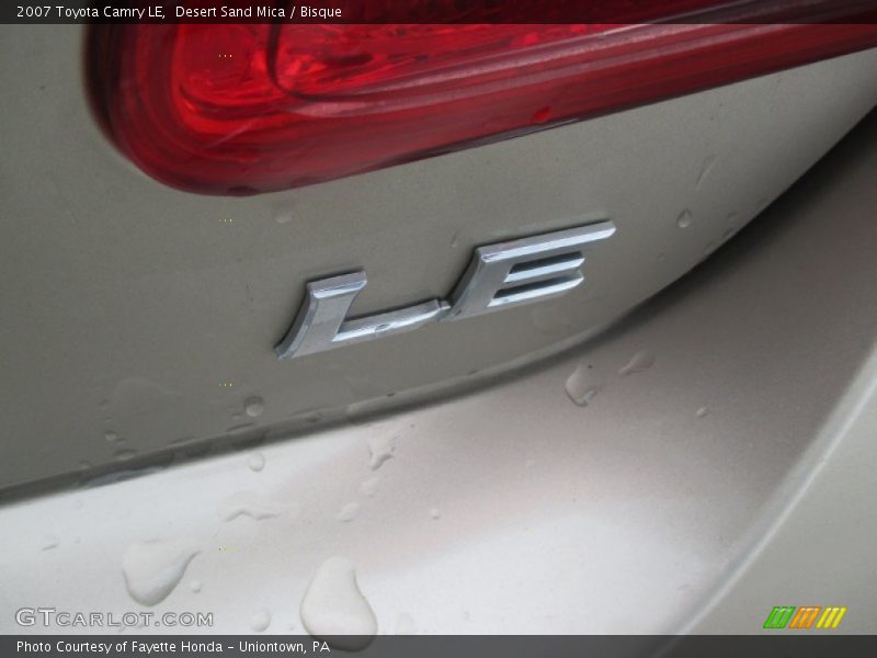 Desert Sand Mica / Bisque 2007 Toyota Camry LE