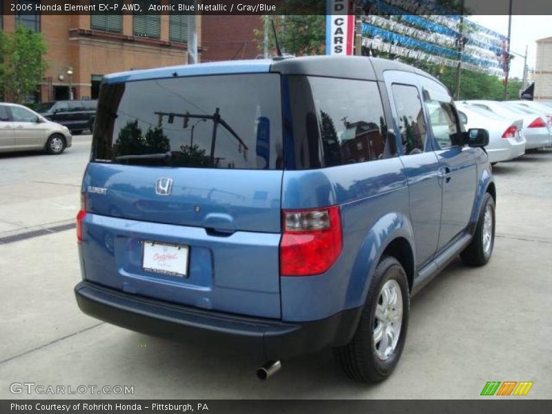 Atomic Blue Metallic / Gray/Blue 2006 Honda Element EX-P AWD