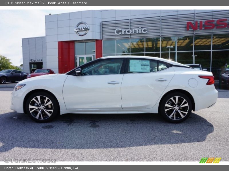Pearl White / Cashmere 2016 Nissan Maxima SV