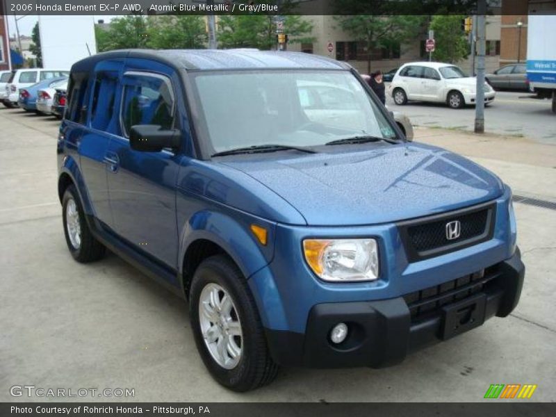 Atomic Blue Metallic / Gray/Blue 2006 Honda Element EX-P AWD
