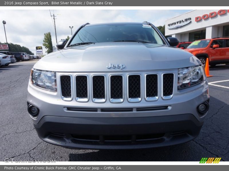 Billet Silver Metallic / Dark Slate Gray 2016 Jeep Compass Sport
