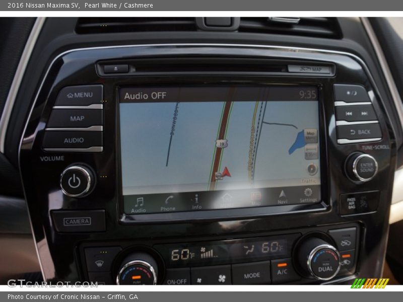 Pearl White / Cashmere 2016 Nissan Maxima SV