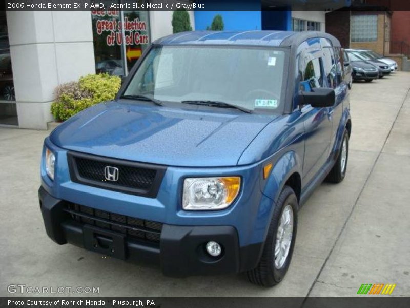 Atomic Blue Metallic / Gray/Blue 2006 Honda Element EX-P AWD