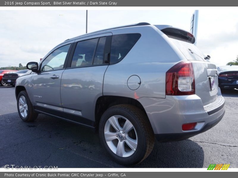 Billet Silver Metallic / Dark Slate Gray 2016 Jeep Compass Sport