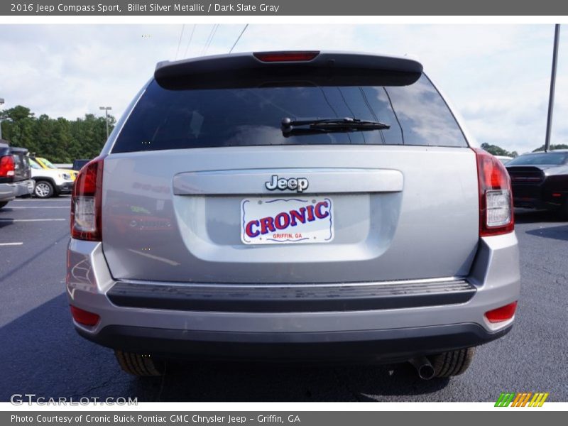 Billet Silver Metallic / Dark Slate Gray 2016 Jeep Compass Sport