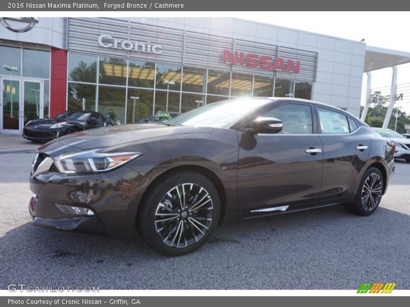 Forged Bronze / Cashmere 2016 Nissan Maxima Platinum