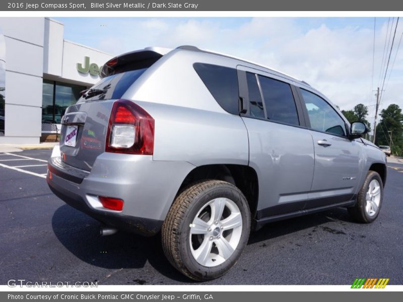 Billet Silver Metallic / Dark Slate Gray 2016 Jeep Compass Sport