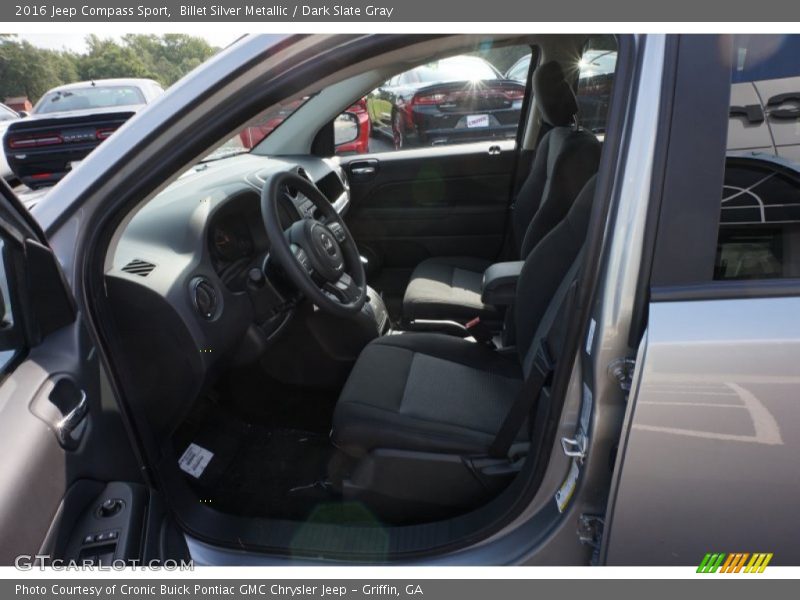 Billet Silver Metallic / Dark Slate Gray 2016 Jeep Compass Sport