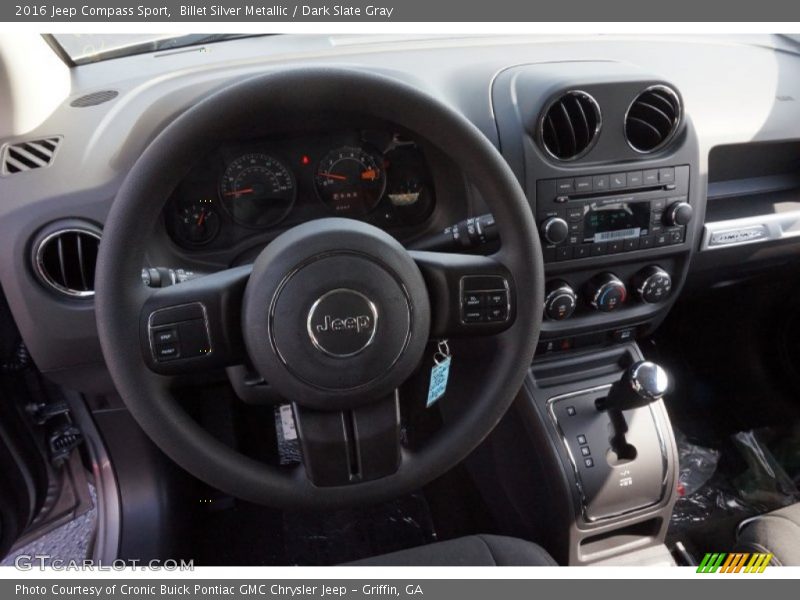 Billet Silver Metallic / Dark Slate Gray 2016 Jeep Compass Sport