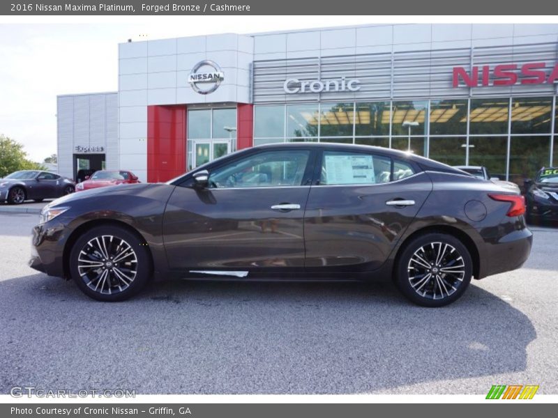 Forged Bronze / Cashmere 2016 Nissan Maxima Platinum
