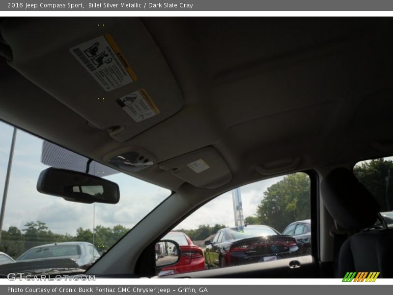Billet Silver Metallic / Dark Slate Gray 2016 Jeep Compass Sport