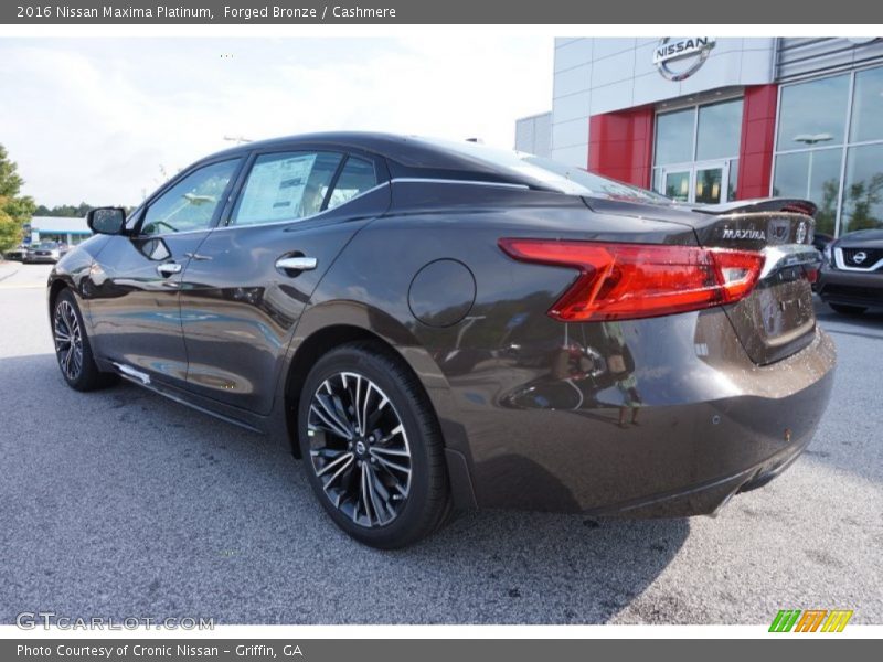 Forged Bronze / Cashmere 2016 Nissan Maxima Platinum