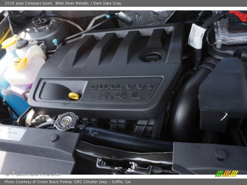 Billet Silver Metallic / Dark Slate Gray 2016 Jeep Compass Sport