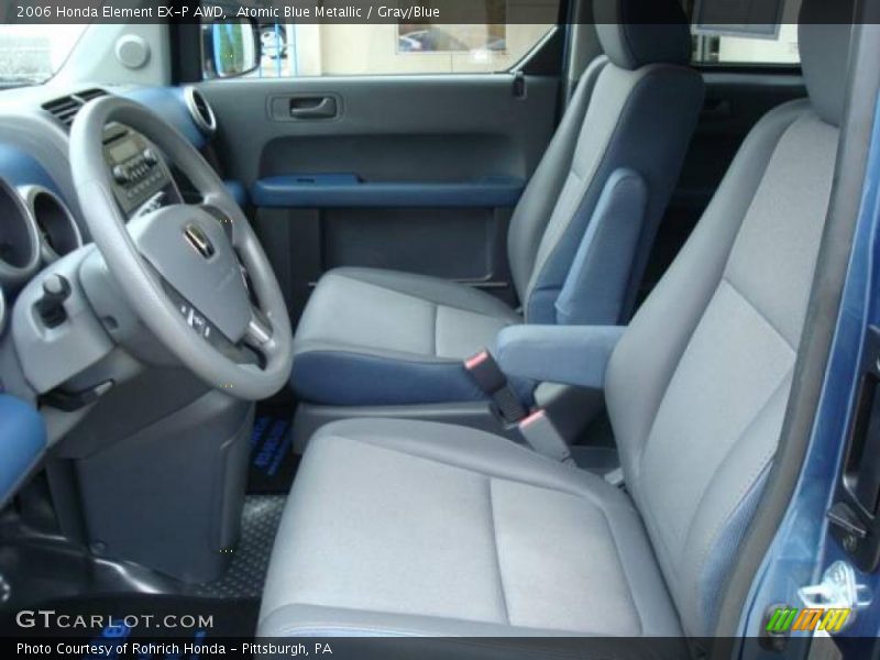 Atomic Blue Metallic / Gray/Blue 2006 Honda Element EX-P AWD