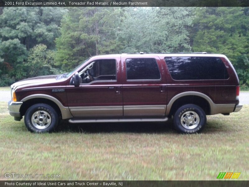 Toreador Red Metallic / Medium Parchment 2001 Ford Excursion Limited 4x4